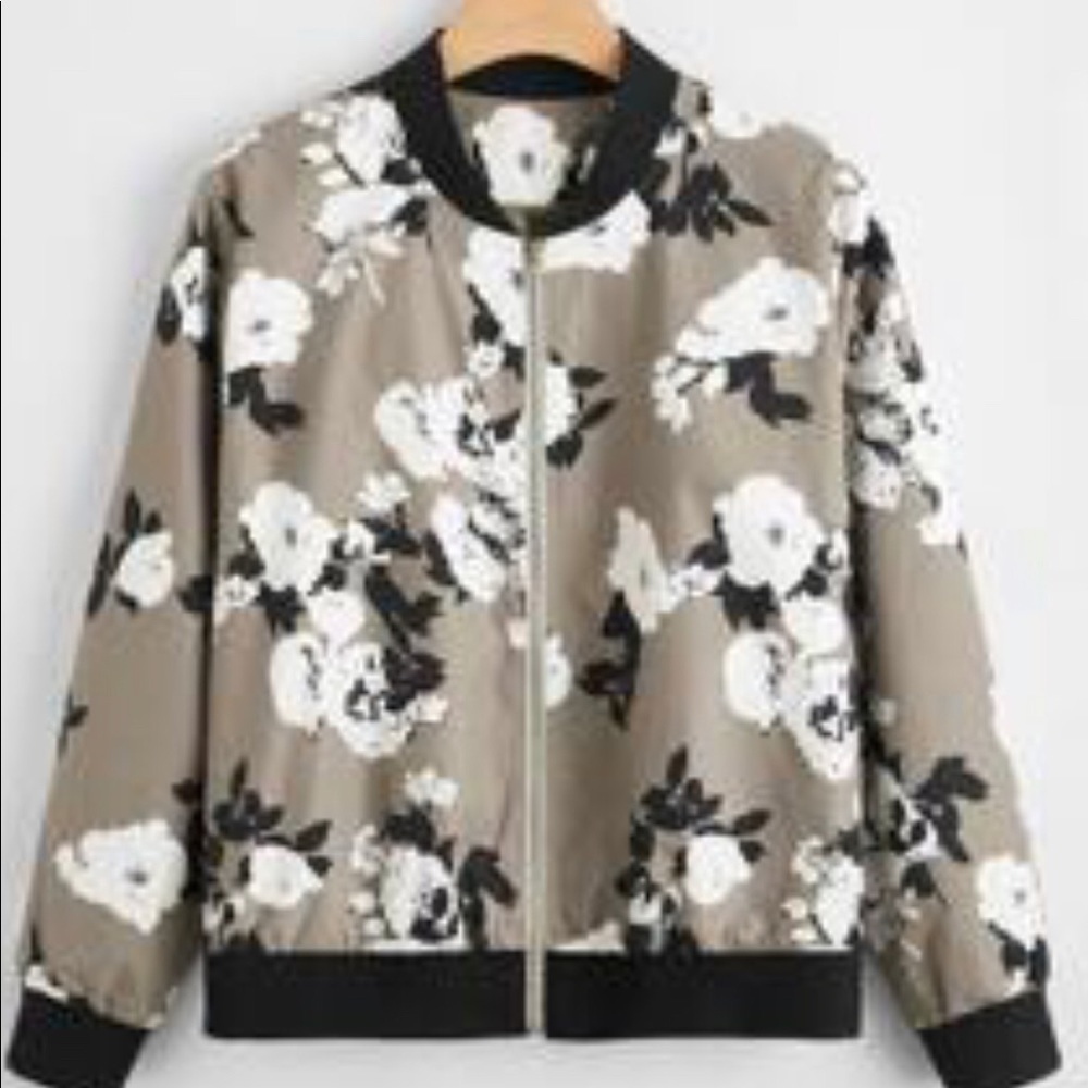 Shein Plus Bomber Jacket